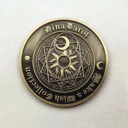 Lucky Challenge Coin Twelve Constellations Divination Tarot Zodiac Flipping Decision Making And Fun Quiet Cool Gadgets Stuff