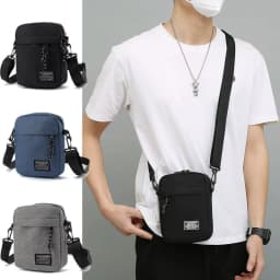 Mini Crossbody Shoulder Bag for Men & Women, Lightweight Casual Travel Phone Pouch with Adjustable Strap,& Everyday Use,& Travel