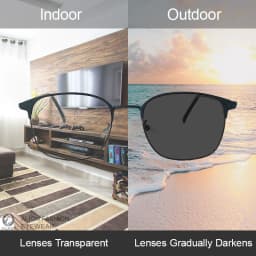 Men Photochromic Sunglasses Driving Fishing Chameleon Glasses Change Color Sun Glasses Day Night Vision UV400 Eyewear