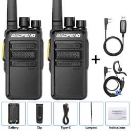 Baofeng BF-V12D GMSK Digital Walkie Talkie UHF Encrypted Call Noice Reduction HD Radio Wireless Copy Frequency Two Way Ham Radio