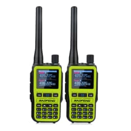 2PCS/Pack Baofeng UV-5R Mini Dual Band Dual PTT Walkie Talkie 5RMINI Air Band Rx 5W Compact VOX FM Amateur Radio Type-C Charge