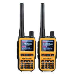 2PCS/Pack Baofeng UV-5R Mini Dual Band Dual PTT Walkie Talkie 5RMINI Air Band Rx 5W Compact VOX FM Amateur Radio Type-C Charge