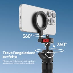 Ulanzi MT30 Magnetic Flexible Tripod For GoPro Magsafe Phone DSLR Camera iPhone 16 Fill Light Octopus Teleprompter Stand Holder