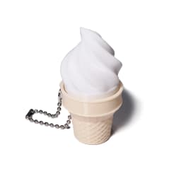 Calming Keychain Keys Finger Button Anti-stress Toys Coffee Ice Cream Cheese Food Funny Decompression Gifts for Children Adults