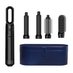 5 In 1 Professional Hair Dryer Hot Air Comb Brush With Curling Iron And Hair Straightener For Salon Quality Hair Styling