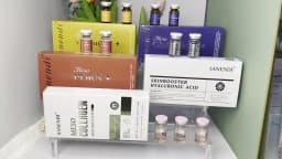 Sanendi PDRN Salmon DNA Serum for Facial Dr.Pen Essence VC NAD+ Hydro Glow GSH Glow Booster Korean Skincare Hydration 7ml*5