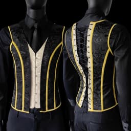 Men's Tight Abdomen Corset Slimming Waist Bones Shaping Vest Stomach Belly Control Vintage Waistcoat Elegant Medieval Corset