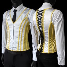 Men's Tight Abdomen Corset Slimming Waist Bones Shaping Vest Stomach Belly Control Vintage Waistcoat Elegant Medieval Corset