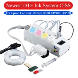 ET8550 DTF Convert Kit ET 8550 CISS With Printhead Adaptor Manifold Damper For Epson L8050 L8180 L18100 XP600 Conversion Kits