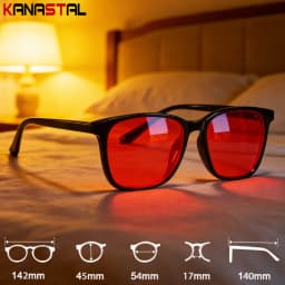 Men Sleep Blue Light Blocking Glasses Women Anti Radiation Computer Eyewear UV500 PC Red Lenses TR90 Square Eyeglasses Frames