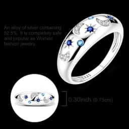 925 Sterling Silver Infinite Love Ring Original Luxury Design Zircon Finger Rings For Women High Quality Wedding Jewelry Gift