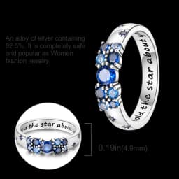 925 Sterling Silver Infinite Love Ring Original Luxury Design Zircon Finger Rings For Women High Quality Wedding Jewelry Gift
