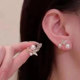Korean Fashion Zircon Drop Earrings For Women Jewelry 2026 Trending New Luxury Women's Geometric Hoop Earrings Pendientes Gifts