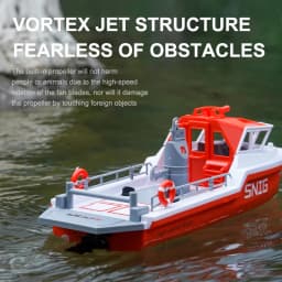 TX694 Rc Boat 2.4G 1/32 Powerful Brushless Motor Long Range Wireless Electric Remote Control Rescue Boat Model Toys Adults