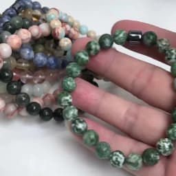 8mm Charm Healing Natural Stone Bracelets Men Women Turquoise Malachite Agate Lapis Jasper Quartz Tiger Eye Lovers Gift Jewelry