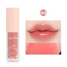 Fashion Beauty Watery Lip Glaze Moisten Shine Glitter Lip Plumper Moisturizing Liquid Lipstick Female Makeup Lip Stain Tint