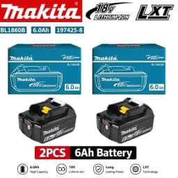 100% Original Makita 18V 6.0Ah Rechargeable Battery For Makita BL1830 BL1830B BL1840 BL1840B BL1850 BL1850B Power Tools Battery
