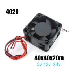2PIN DC 40mm Cooling 3D Printer Fan 40x40x20mm Cooler 24V 12V 5V 4020 4cm Computer Case Oil Cooling Fan Heatsink Fan