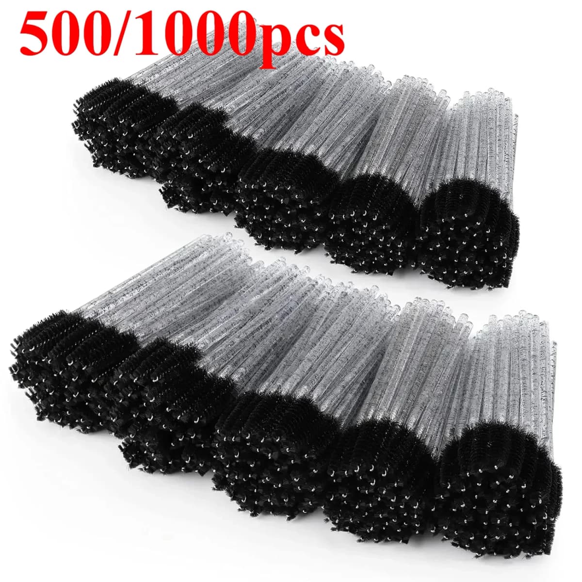 Wholesale 100/500/1000pcs Spoolies for Eyebrow Beauty Tools Eye Lash Extension Colorful Disposable Mascara Wands Eyelash Brush