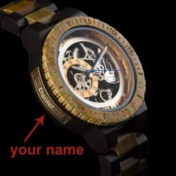 Wooden Automatic Mechanical Watch Men Wristwatch BOBO BIRD Top Fashion Luminous Hands Clock Custom Gift Box Relogio Masculino