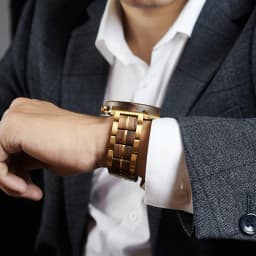 Top Luxury Men's Wooden Watch BOBO BIRD Japanese Movement New Quartz Wristwatch Golden Chronograph Watch Military Timepieces