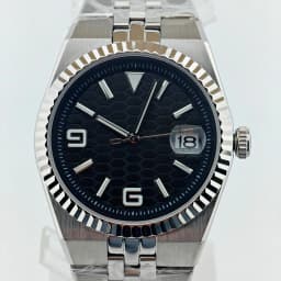 CORGEUT NH35A 8215 Automatic Watch Men Ice Blue Honeycomb Dial Sapphire Glass 100M Waterproof Luminous 316L Steel Wristwatch