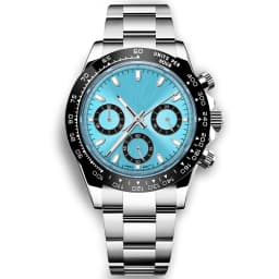 Custom Logo 40MM Luxury VK63 Quartz Men Watch For Man 24 Hours Multifunction Sport Full Chronograph Time Running Second Watches