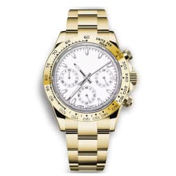 Custom Logo 40MM Luxury VK63 Quartz Men Watch For Man 24 Hours Multifunction Sport Full Chronograph Time Running Second Watches