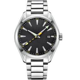 Luxury NH35 Movt Custom Logo 41mm Man Sport Automatic Relogio Masculino Mechanical Wristwatch Sapphire Steel Band Men's Watch