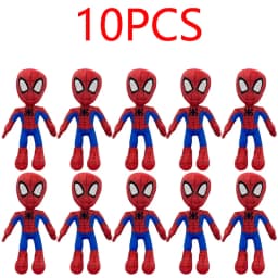 32CM Anime Avengers Spidermanes Plush Toys Into the Spider-Verse Gwen Peter Parker Noir Dolls Soft Stuffed Toy For Kids Gift
