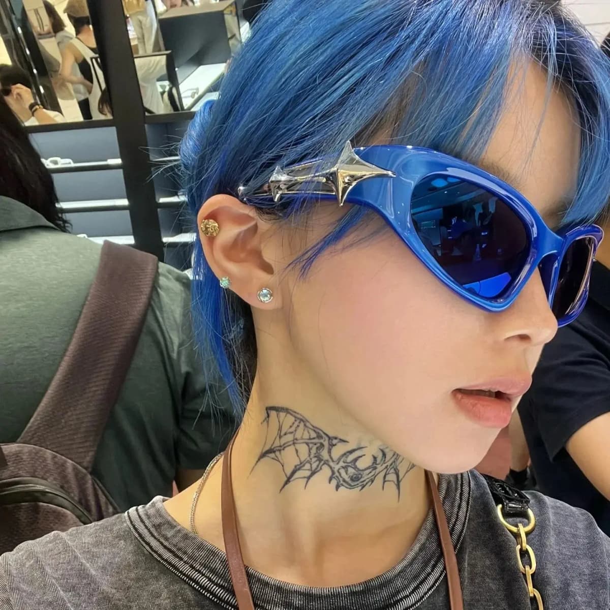 Hiking Camping Y2k Fashion Punk Sports Anti Light Glasses for Men Women Luxury Brand Designer Eyewear Men Vintage Shades UV400