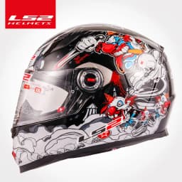 LS2 FF358 Full Face Motorcycle Helmet High Quality LS2 Brazil Flag Capacete Casque Moto Helm ECE Approved No Pump