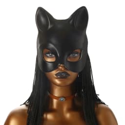 1PC Fashion EVA Cat Girl Mask Half Face Party Makeup Ball Masquerade Mask Venetian Party Mardi Gras Mask
