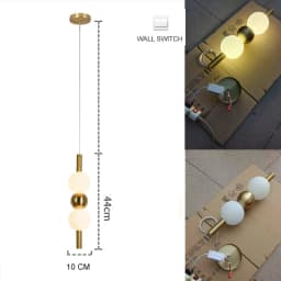 Designer Led Pendant Chandelier for Cafe Bar Bedroom Bedside Kitchen 4 Heads Round Ball Hanging Lighting Fixture Home Decor