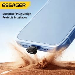Essager Type C Dust Plug Type C To Type C OTG Adapter Supports Charging&Data Transfer Protective Plug For iPhone Samsung Xiaomi