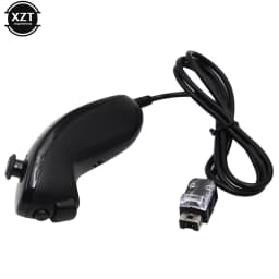 For Nintendo Wii Game Controller 5 colors Nunchuck Hand Curved Game Handle Controller Nunchuk For Wii Gamepad Accessories