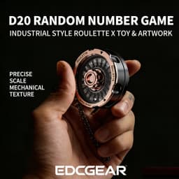 D20 Lucky Roulette Wheel Fidget Spinner Anti Stress Toy EDC Hand Toy Desk Gadget DND Table Game Decompression Spinning Dice Gift
