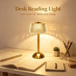 Rechargeable LED Night Light Touch Bedroom Night Lamp Bedroom Study Bedside Atmosphere Decoration Glass LED Table Lamps