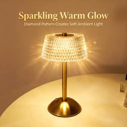 Rechargeable LED Night Light Touch Bedroom Night Lamp Bedroom Study Bedside Atmosphere Decoration Glass LED Table Lamps