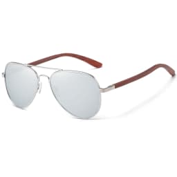GM Brand Designer Sun Glasses for Women Red Wood Leg With Metal Frame Sunglasses Men Women Wooden Sunglass Gift Paper Box S2801
