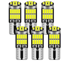 2/6/10 Pcs T10 W5W 194 501 Led Canbus No Error Car Interior Light T10 26 SMD 4014 Chip Pure White Instrument Lights