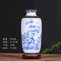 Jingdezhen Ceramic Vase Decoration Living Room Flower Vase Porcelain Decoration