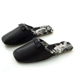 New Women's Autumn Winter Silk Baotou Slippers Rubber Sole Lovely Bow Home Slippers Non Slip High Quality Floor Silent Slippers