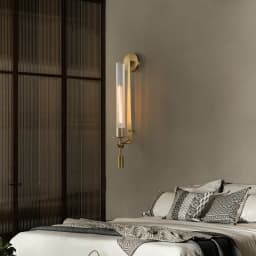 American Country Retro Brass Led Wall Lamps Living Room Foyer Hotel Bedroom Bedside Stairs Surface Mount Wall Light Luminaire