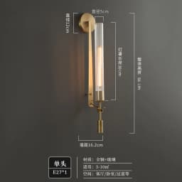 American Country Retro Brass Led Wall Lamps Living Room Foyer Hotel Bedroom Bedside Stairs Surface Mount Wall Light Luminaire