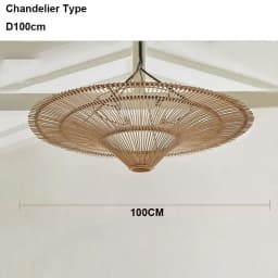 Japanese Retro Wabi Sabi Pendant Lamp Restaurant Southeast Asian Handmade Rattan Lamp Home Decoration Living Room Bedroom Lamp