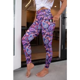 LETSFIND High Quaility New Women Elastic Pockert Pants Fashion High Waist 3D Printing Stretch Fitness Sexy Girls Leggings