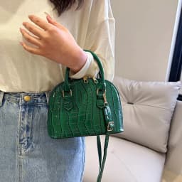 Retro Shoulder Bag Fashion Pu Leather New Women's Bag Waterproof Crocodile Pattern Versatile Crossbody Bag Hand Bags for Women