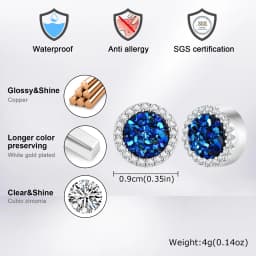 Hiphop Clip Earring for Men Women,Fashion Small Round Metal Magnetic Earrings,Non-pierced Magnetic Studs Jewelry Gift