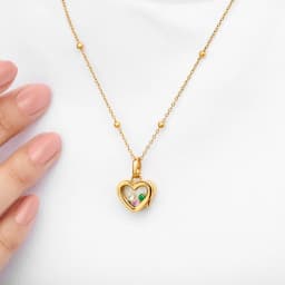 Open Pendant Necklace for Women Girls Simple Fashion DIY Accessory Necklace 2025 New Trendy Heart Pendant Necklace Jewelry Gift